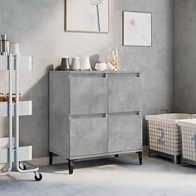vidaXL Byrå betonggrå 60x35x70 cm konstruerat trä 821168
