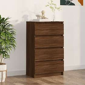 vidaXL Byrå brun ek 60x35x98,5 cm konstruerat trä 815077