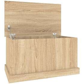 vidaXL Förvaringslåda sonoma-ek 70x40x38 cm konstruerat trä 816507