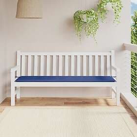 vidaXL Bänkdyna för trädgården kungsblå 180x50x3 cm oxfordtyg 314093