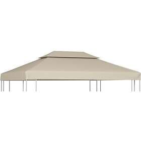 vidaXL Gazebo Cover Canopy Replacement 310g/m² 3x4m