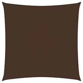 vidaXL Solsegel oxfordtyg fyrkantigt 2x2 m brun 135795