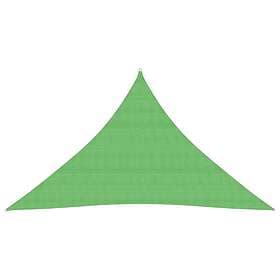vidaXL Solsegel 160g/m² ljusgrön 3x3x4,2 m HDPE 311309