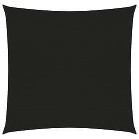 vidaXL Solsegel 160g/m² svart 3,6x3,6 m HDPE 311715