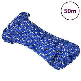 vidaXL Båtlina blå 5 mm 50 m polypropen 152439