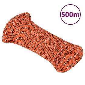 vidaXL Båtlina orange 3 mm 500 m polypropylen 152644