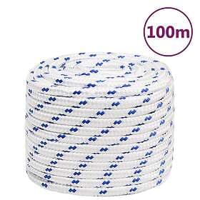vidaXL Rep vit 18 mm 100 m polypropylen 152313