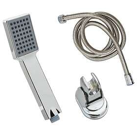vidaXL Duschhandtag med 1,5 m slang krom 146490