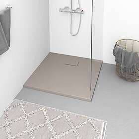vidaXL Duschkar SMC brun 80x80 cm 148922
