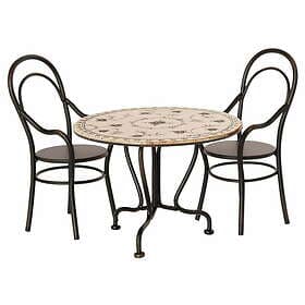 Maileg Dining Table Set with 2 Chairs