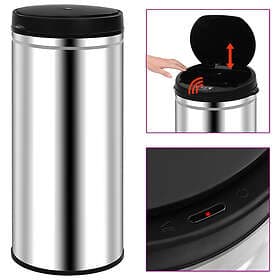 vidaXL Soptunna Med Automatisk Sensor 80l