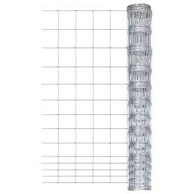 vidaXL Fårstängsel galvaniserat stål 50 m 150 cm silver 149507