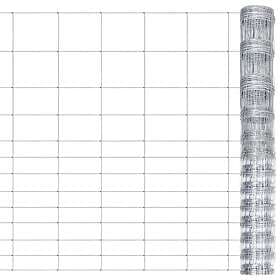 vidaXL Fårstängsel galvaniserat stål 50x1,5 m silver 149515