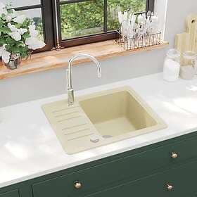 vidaXL Diskho granit enkel beige 144860