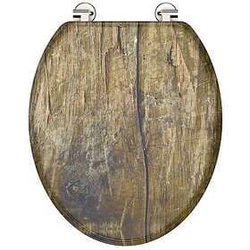 vidaXL SCHÜTTE Toelettsits SOLID WOOD MDF tryckt 435085