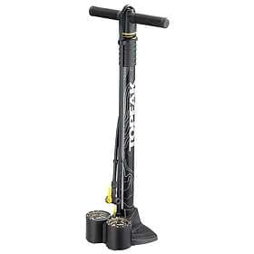 Topeak Joeblow Dualie With Tool Bag Floor Pump Svart 75 Psi