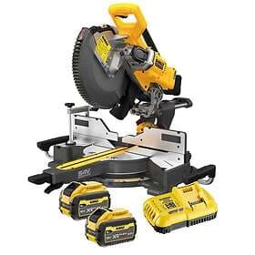 Dewalt DCS781X2-QW Kap- och gersåg med batteri och laddare