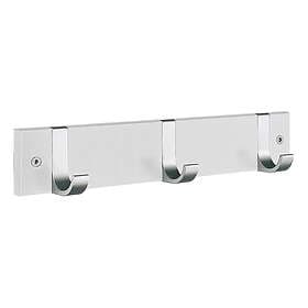 Beslagsboden Kroklist 3 Krokar 35Cm Vit