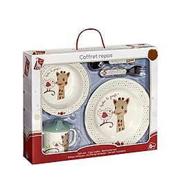 Kiwi Sophie la Girafe Middagsset Barnservis 5-delar Set