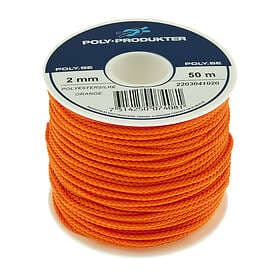 Poly-Produkter Polyestersilkelina Orange Ø2Mm 50M