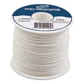 Poly-Produkter Polyestersilkelina Vit Ø1,4Mm 95M