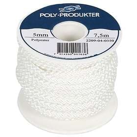 Poly-Produkter Polyestersilkelina Vit Ø5Mm 7,5M