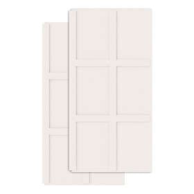Lundbergs Panel Herrgård Vit Hdf 1200X1220Mm