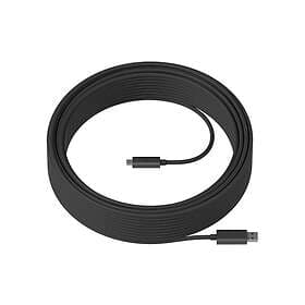 Logitech Strong USB typ C-kabel USB typ A till 24 pin USB-C 25 m