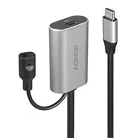 Lindy Active förlängningskabel USB Type-C förlängningskabel 5 m