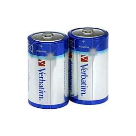 Verbatim batteri 2 x D alkaliskt