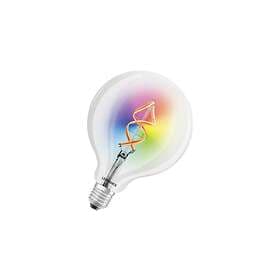 Ledvance SMART+ LED-filament-lyspär form: kugle E27 4,5 W varmt vitt ljus 2700 K genomskinlig