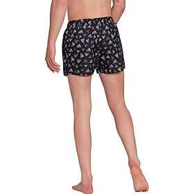 Adidas Logo Print CLX Swim Shorts Very Short Length (Herr)