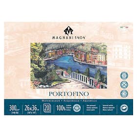 Magnani Akvarellblock Portofino 100% Bomull 300gx36cm 20 ark