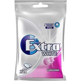 Extra Wrigleys Tuggummi White Bubblemint 29g