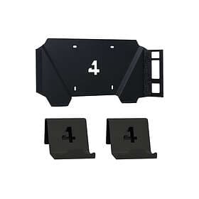 PRO 4mount Väggfäste Bundle för PS4 Svart