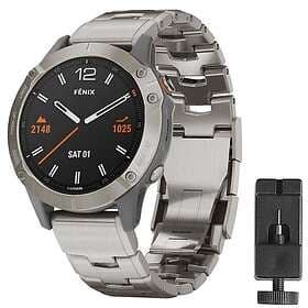 CaseOnline Armband titan Garmin Fenix 7 Silver
