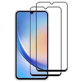 CaseOnline 2-pack 5D glas skärmskydd Samsung Galaxy A34 5G