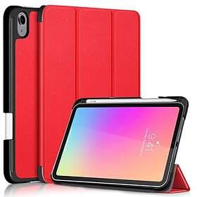 MTK Apple iPad mini 6 (2021) Slim Fit Fodral Wake / Sleep Röd