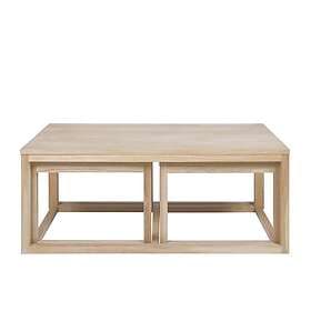 Living Home Soffbord Cornus 120, Whitewash Ek, L120 B60 H50