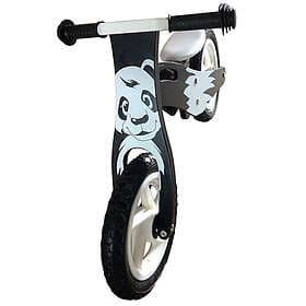 Springcykel Panda i trä med riktiga lufthjul
