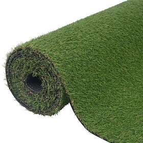 vidaXL Konstgräsmatta 1x15 m/20 mm grön 318321