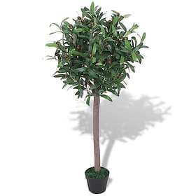 vidaXL Konstväxt Lagerträd med kruka 120 cm grön 244453