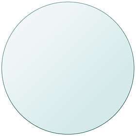 vidaXL Bordsskiva härdat glas rund 700 mm 243628