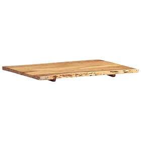vidaXL Bordsskiva massivt akaciaträ 80x(50-60)x2,5 cm 286329