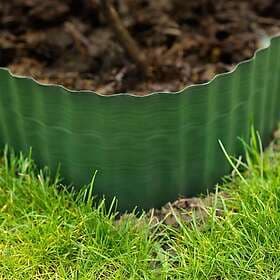 vidaXL Nature Rabattkant 0,15x9 m grön 446396