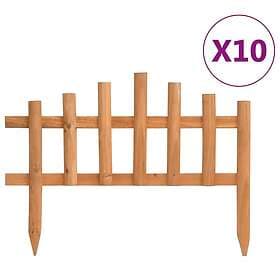 vidaXL Rabattkanter 10 st granträ 4,4 m 314846