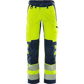 Fristads Stretchbyxa Varsel Kl 2 Varselgul/Marinblå C60