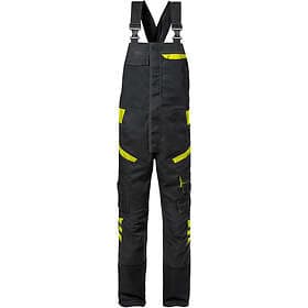 Fristads Hängslebyxa Svart/Gul C50