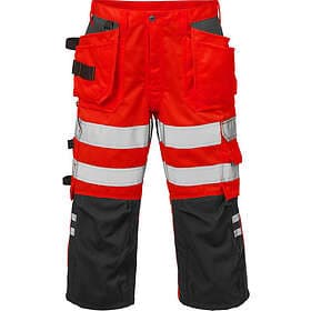 Fristads Piratbyxa Kl 2 Röd/Svart D108