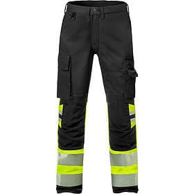 Fristads Byxa Stretch Varsel Gul/Svart D88
